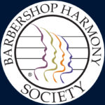 Line-art logo of the Barbershop Harmony Society